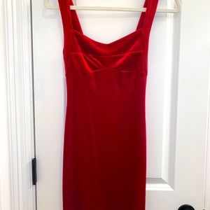 Super cute Red Velvet Cocktail Dress